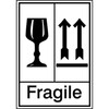 STE  014 verpakkingslabel  "Fragile" - 148x210mm